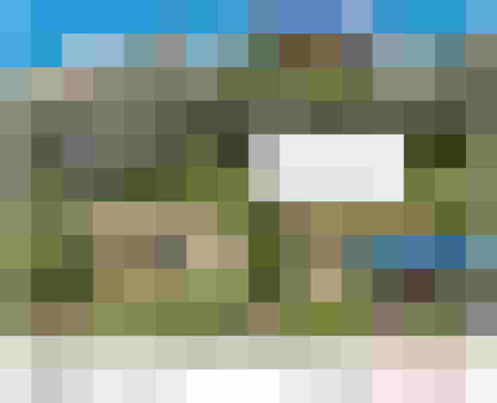 Werbegrafik mit Alpenlandschaft, Hotels, Reisedaten und Preisen für einen 8-tägigen Aufenthalt