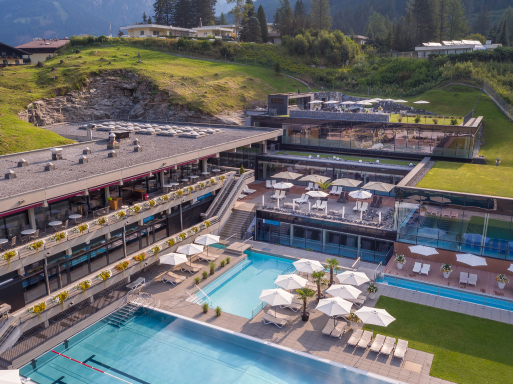 Felsentherme Bad Gastein Arials